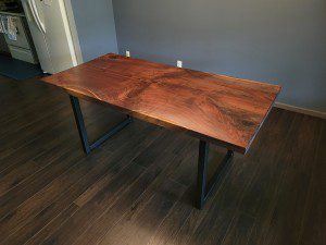 walnut dining table mn   