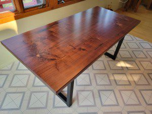 walnut dining table