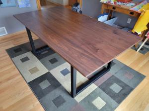 walnut dining table