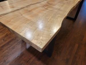 maple live edge kitchen island minneapolis