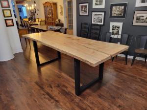 maple live edge kitchen island minneapolis