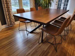 custom mahogany dining table minneapolis custom furniture 