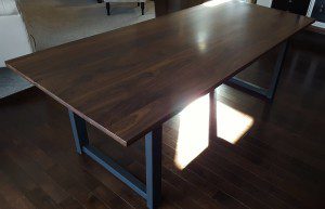 Custom Walnut Dining Table minneapolis 2               