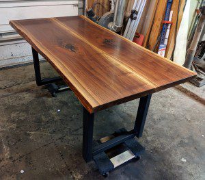 walnut live edge dining table minneapolis st. paul mn 2   